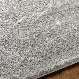 Livabliss Round Cloudy Shaggy-Solid Color Dark Grey Plush Soft Pile Living Bedroom Rug 120 X 120 Cm Easy Care, Non Shedding - thumbnail 3