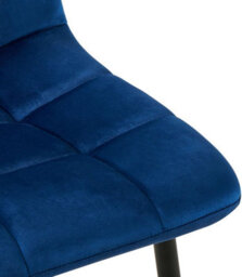 Kosy Koala Dining Table Set With 4 Blue Velvet Chairs Modern Kitchen Dining Room Furniture - thumbnail 9