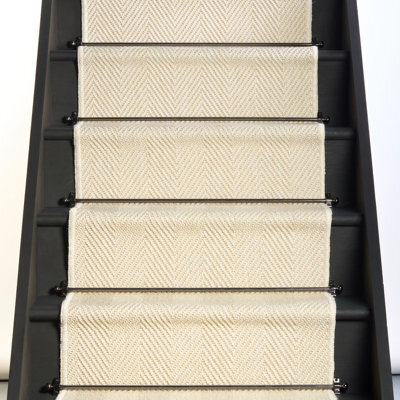 RainbowHome Ivory New England Whipped Stair Runner 50 700 - image 1