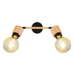 Luminosa Lighting Luminosa Jorna Twin Ceiling Spotlight Matt Black 2X E27 - thumbnail 4
