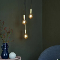 Nordlux Paco Metal Pendant Light Retro Brass,mains - thumbnail 1