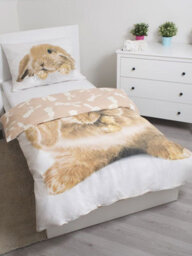 Bunny Single 100% Cotton Duvet Cover Set - European Size - thumbnail 2