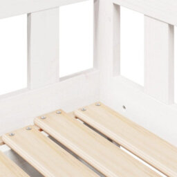 Berkfield Daybed With Trundle And Drawers Without Mattress White 80X200 Cm - thumbnail 9