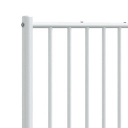 Walplus White Metal Headboard 180 Cm  Classic Steel Bed Headboard - thumbnail 6