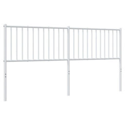 Walplus White Metal Headboard 180 Cm  Classic Steel Bed Headboard - thumbnail 5