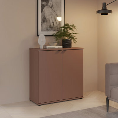 Furniture To Go Ganymede 2 Door Cupboard In Terracotta - image 1