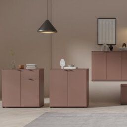 Furniture To Go Ganymede 2 Door Cupboard In Terracotta - thumbnail 7