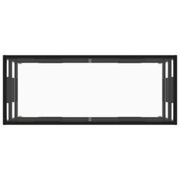 Walplus Tv Cabinet Black With Tempered Glass 100X40X40 Cm - thumbnail 4