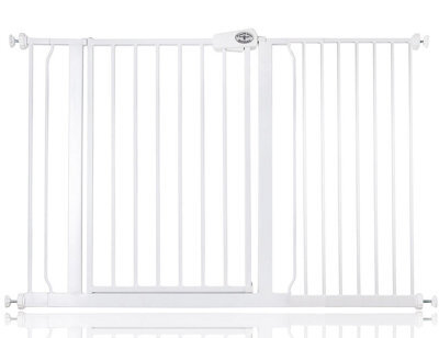 Bettacare Easy Fit Gate, 126.7Cm - 134.7Cm, White, Pressure Fit Stair Gate, Baby Gate For Doors Hallways And Spaces - image 1