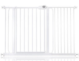 Bettacare Easy Fit Gate, 126.7Cm - 134.7Cm, White, Pressure Fit Stair Gate, Baby Gate For Doors Hallways And Spaces - thumbnail 1