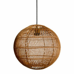 CGC Lighting Cgc Ariba Brown 35Cm Round Globe Rattan Weave Lampshade - thumbnail 4