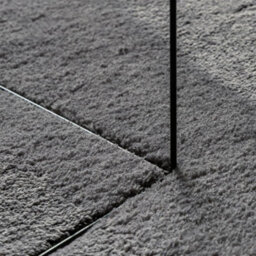 Berkfield Rug Huarte Short Pile Soft And Washable Anthracite 200X200 Cm - thumbnail 8