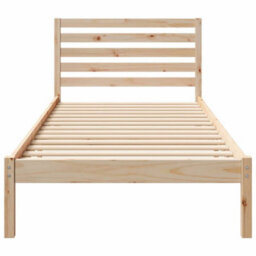 Berkfield Modern With Headboard Brown 90 X 220 Cm Solid Pine Wood - thumbnail 5