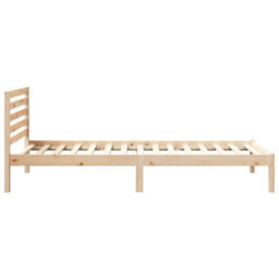 Berkfield Modern With Headboard Brown 90 X 220 Cm Solid Pine Wood - thumbnail 6