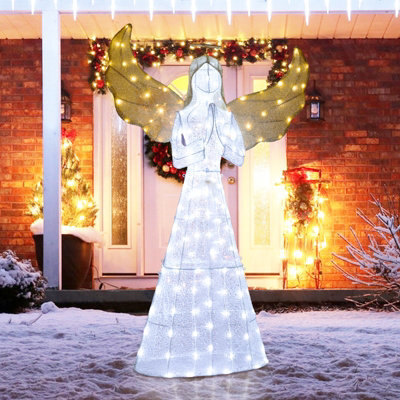 white christmas dresses Festive LED Princess Gown main image 0