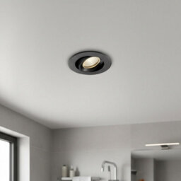 Ultra Beam Lighting Ultrabeam Onyx 6 Watt Black Ip65 Led Downlight Fitting - thumbnail 1