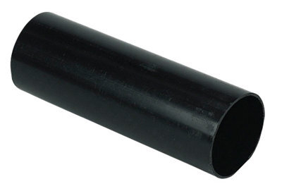 Floplast Black Round Downpipe (L)2.5M (Dia)68mm - image 1
