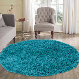 Desire Rugs Plain Living Room Shaggy Area Rugs Teal 120X170 Cm - thumbnail 6