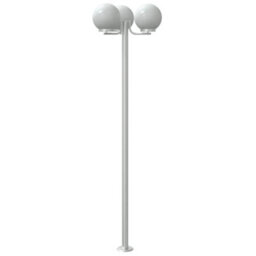 Outdoor Floor Lamps 3Pcs Silver 215 Cm Stainless Steel - thumbnail 6
