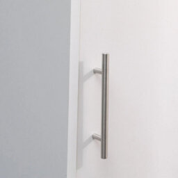 White Storage Cabinet 180Cm 1 Door Lockable Office Filing Cupboard 3 Shelf - thumbnail 6