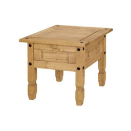 Mews Corona Lamp Table Side End Mexican Solid Pine Occasional Table - thumbnail 3