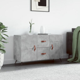 Berkfield Modern Sideboard Concrete Grey 100X36X60 Cm Engineered Wood - thumbnail 2