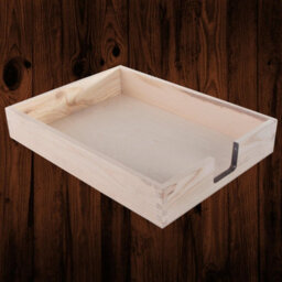 Woodeedoo Pack Of 3 Wooden A4 Paper Tray Document Holder Letter Rack Magazine Storage Stationery Sorter 23 X 31 X 6 Cm - thumbnail 8