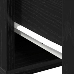 Berkfield Coffee Table - Black Oak, 60X60X38 Cm, Made Of Engineered Wood - thumbnail 9