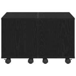 Berkfield Coffee Table - Black Oak, 60X60X38 Cm, Made Of Engineered Wood - thumbnail 6