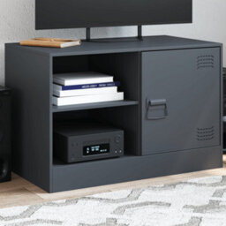 Berkfield Tv Cabinet Anthracite 67X39X44 Cm Steel - thumbnail 1