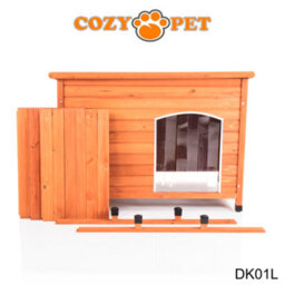 Dog Kennel By Cozy Pet Large Size Insulated Wooden Puppy Kennels House Dk01L - thumbnail 8