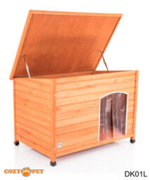 Dog Kennel By Cozy Pet Large Size Insulated Wooden Puppy Kennels House Dk01L - thumbnail 9