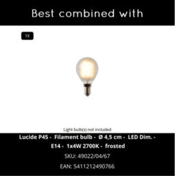 Lucide Knulle Table Lamp White - thumbnail 5