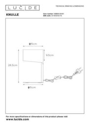 Lucide Knulle Table Lamp White - thumbnail 4