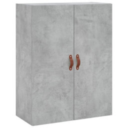 Berkfield Highboard Concrete Grey 69.5X34X180 Cm Engineered Wood - thumbnail 5