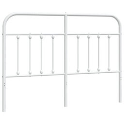 Berkfield Metal Headboard White 140 Cm - thumbnail 2