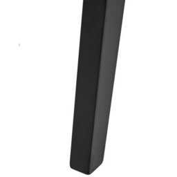 Wyld And Coco Everwood Set Of 2 Black Rubberwood Dining Chairs In Traditional Style - thumbnail 8