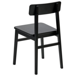 Wyld And Coco Everwood Set Of 2 Black Rubberwood Dining Chairs In Traditional Style - thumbnail 6
