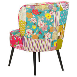 Beliani Armchair Voss Fabric Multicolour - thumbnail 5