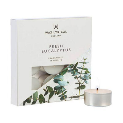Wax Lyrical Fresh Eucalyptus Pack Of 9 Tealights - image 1
