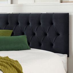 Aspire Olivier Divan, Plush Fabric, Strutted Headboard, 4 Drawers, Onyx, Superking - thumbnail 3