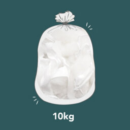 Hollowfibre Offcuts 10 Kg, Lightweight Stuffing For Soft Toy, Cushion, Sofa, Pillows - thumbnail 2