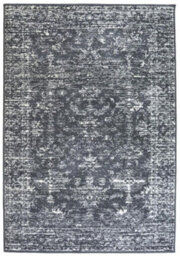 The Rugs Maestro Collection Vintage Design Rug In Charcoal  3118 Gb25 - thumbnail 1