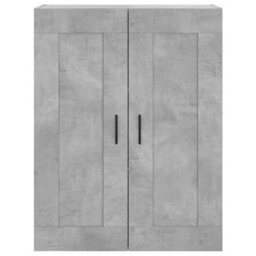 Berkfield Elegant Wall Mounted Cabinet Concrete Grey 69.5X34X90 Cm Engineered Wood - thumbnail 6