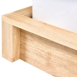 Beliani Bed Without Headboard Wood Antras 160 X 200 Cm (Eu King Size) Light Brown - thumbnail 8