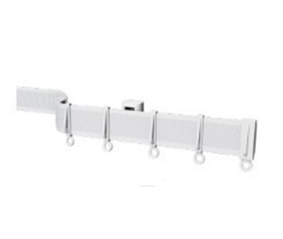 Curtains at Home White Pvc Curtain Track - Straight Bendable Flexi Track - 310Cm - image 1