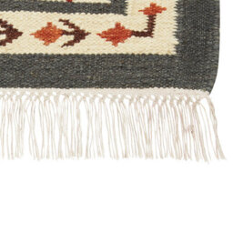Beliani Rug Ghukasavan Multicolour 200 X 300 Cm Wool Kilim - thumbnail 6