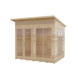 Shire Lela Summerhouse 8X6 Ft With Double Doors - thumbnail 4
