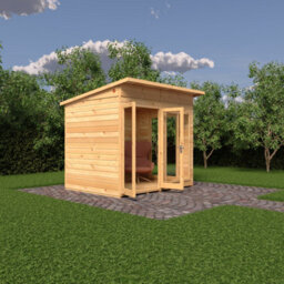Shire Lela Summerhouse 8X6 Ft With Double Doors - thumbnail 3