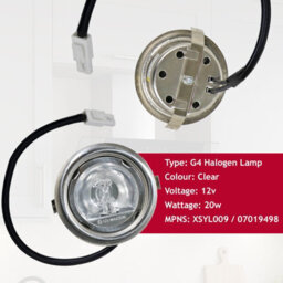 Spares2Go G4 Type Lamp Light For Homeking Bwt7.3Gl Islw5Ss Cooker Hood (12V, 20W) - thumbnail 3